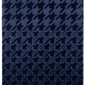 Ted Baker - Houndstooth Dark Blue 162808 - 250x350 cm Vloerkleed