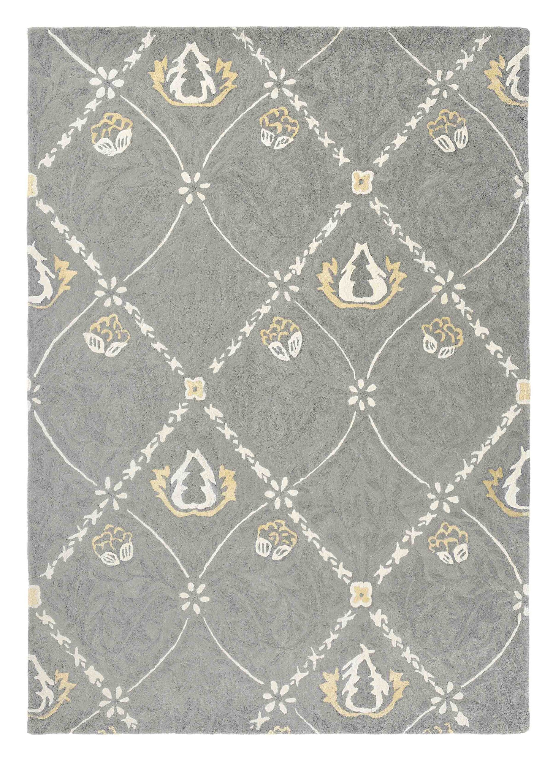 Morris & Co - Pure Trellis lightish grey 29104 - 250x350 cm Vloerkleed