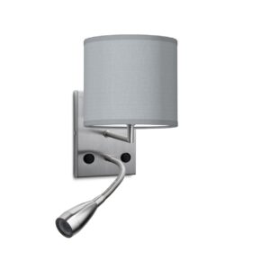 wandlamp Read Bling Ø 16 cm - lichtgrijs