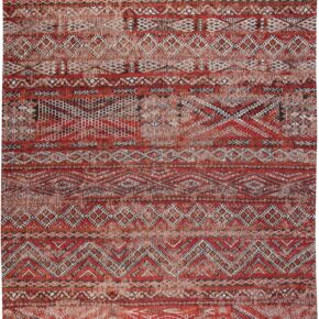 Louis de Poortere - 9115 Antiquarian Kelim Fez Red - 290x390 cm Vintage Vloerkleed