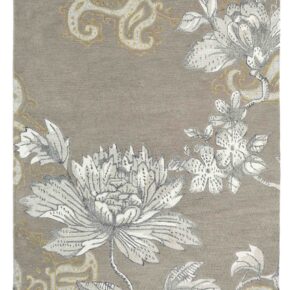 Wedgwood - Fabled Floral Grey 37504 - 250x350 cm Vloerkleed