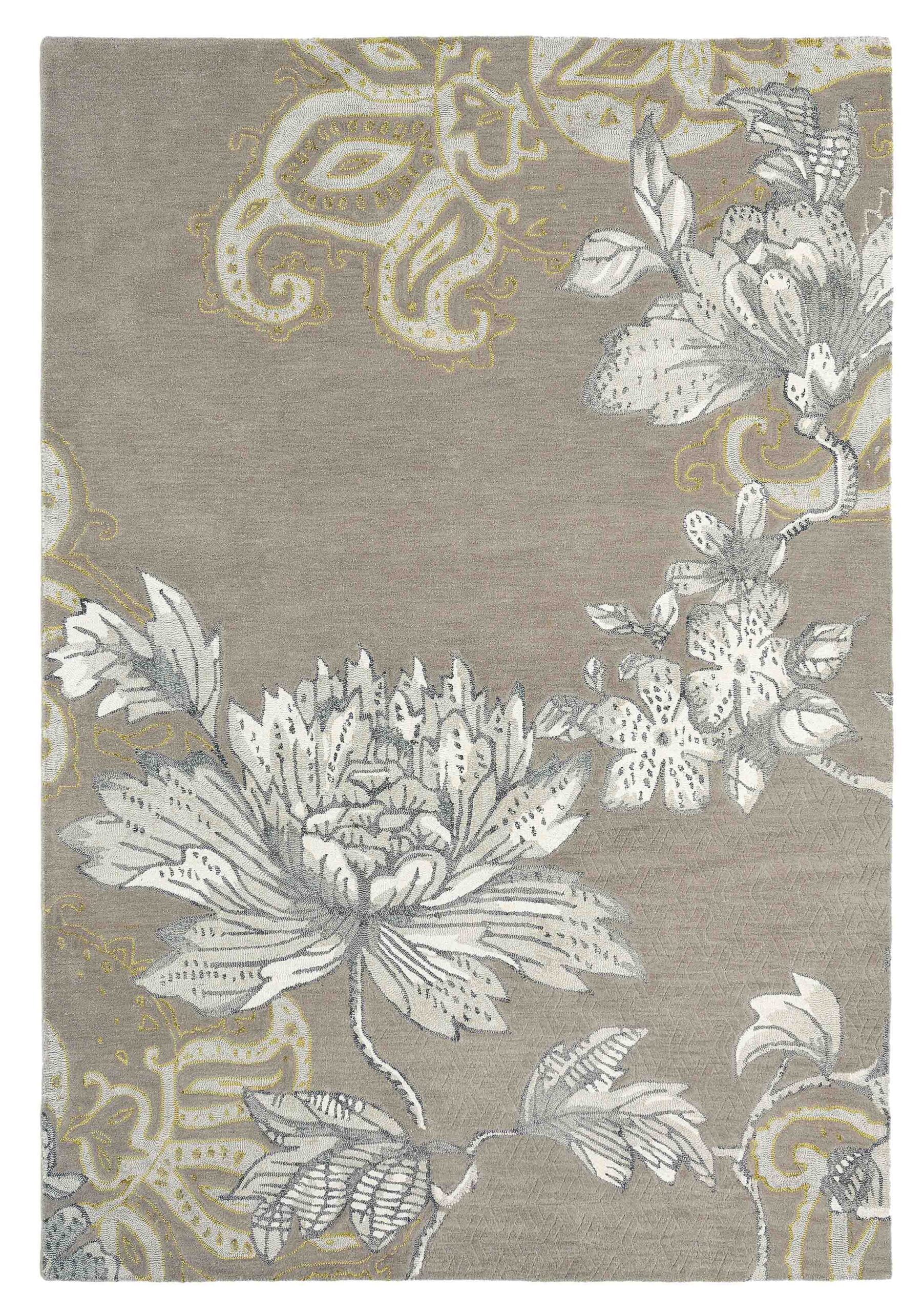 Wedgwood - Fabled Floral Grey 37504 - 250x350 cm Vloerkleed