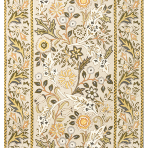 Morris & Co - Wilhelmina Linen Mustard 127401 - 250x350 cm Vloerkleed