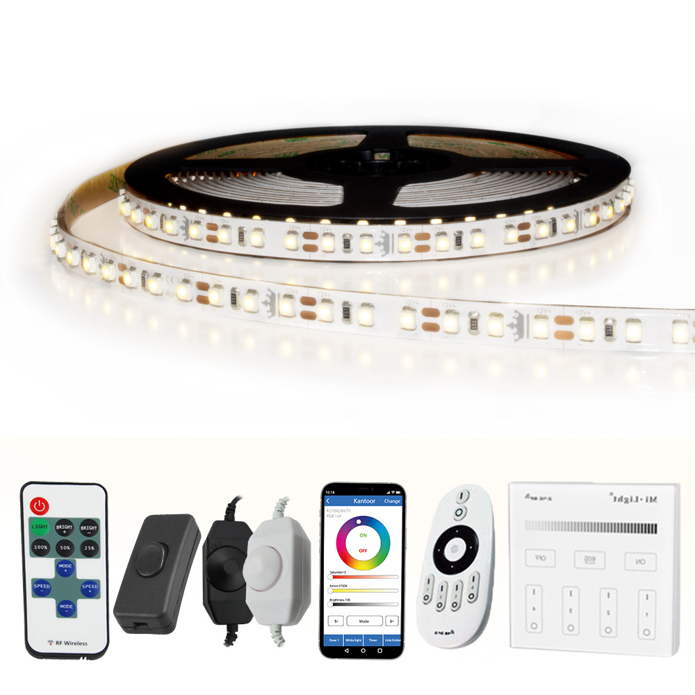 9 METER - 1080 LEDS complete led strip set Helder Wit