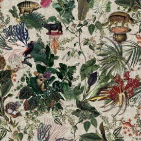 Moooi Carpets - Menegerie of Extinct Animals Ivory - 350 rond Vloerkleed