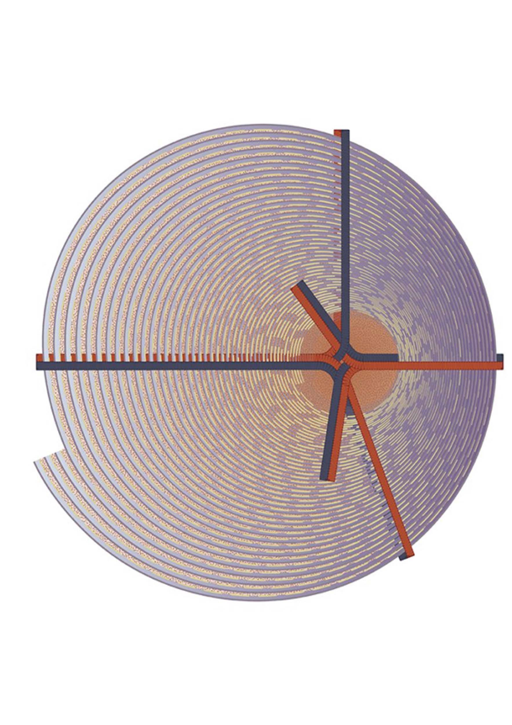 Moooi Carpets - Bow Beijing - 350 rond Vloerkleed