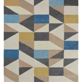 Scion - Nuevo Indigo 26108 - 250x350 cm Vloerkleed