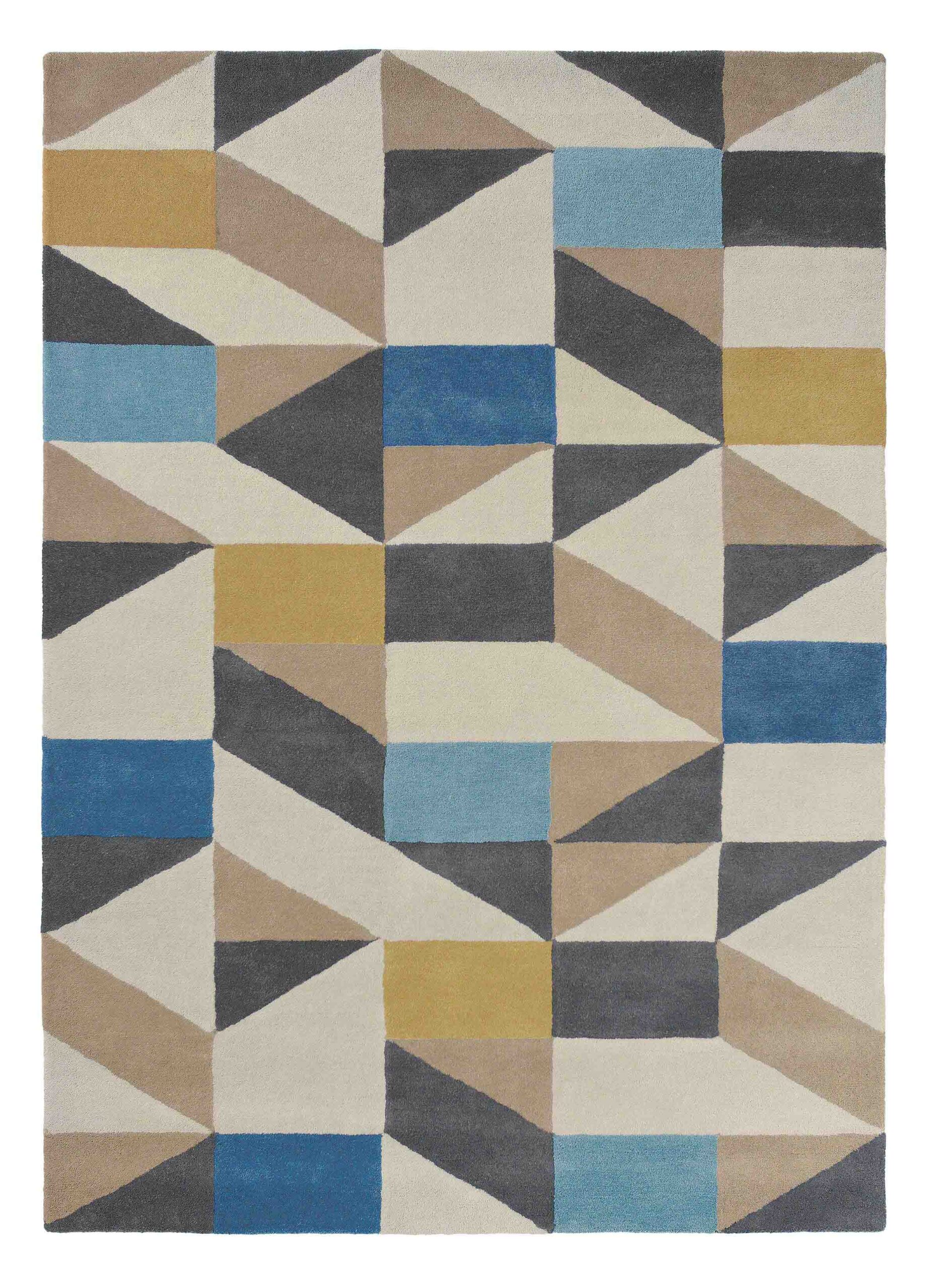 Scion - Nuevo Indigo 26108 - 250x350 cm Vloerkleed
