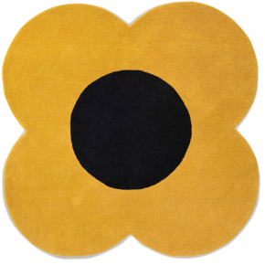 Orla Kiely - Flower Sunshine 061306 - 150 rond Vloerkleed