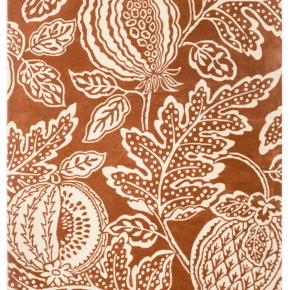 Sanderson - Cantaloupe Burnt Orange 145203 - 250x350 cm Vloerkleed
