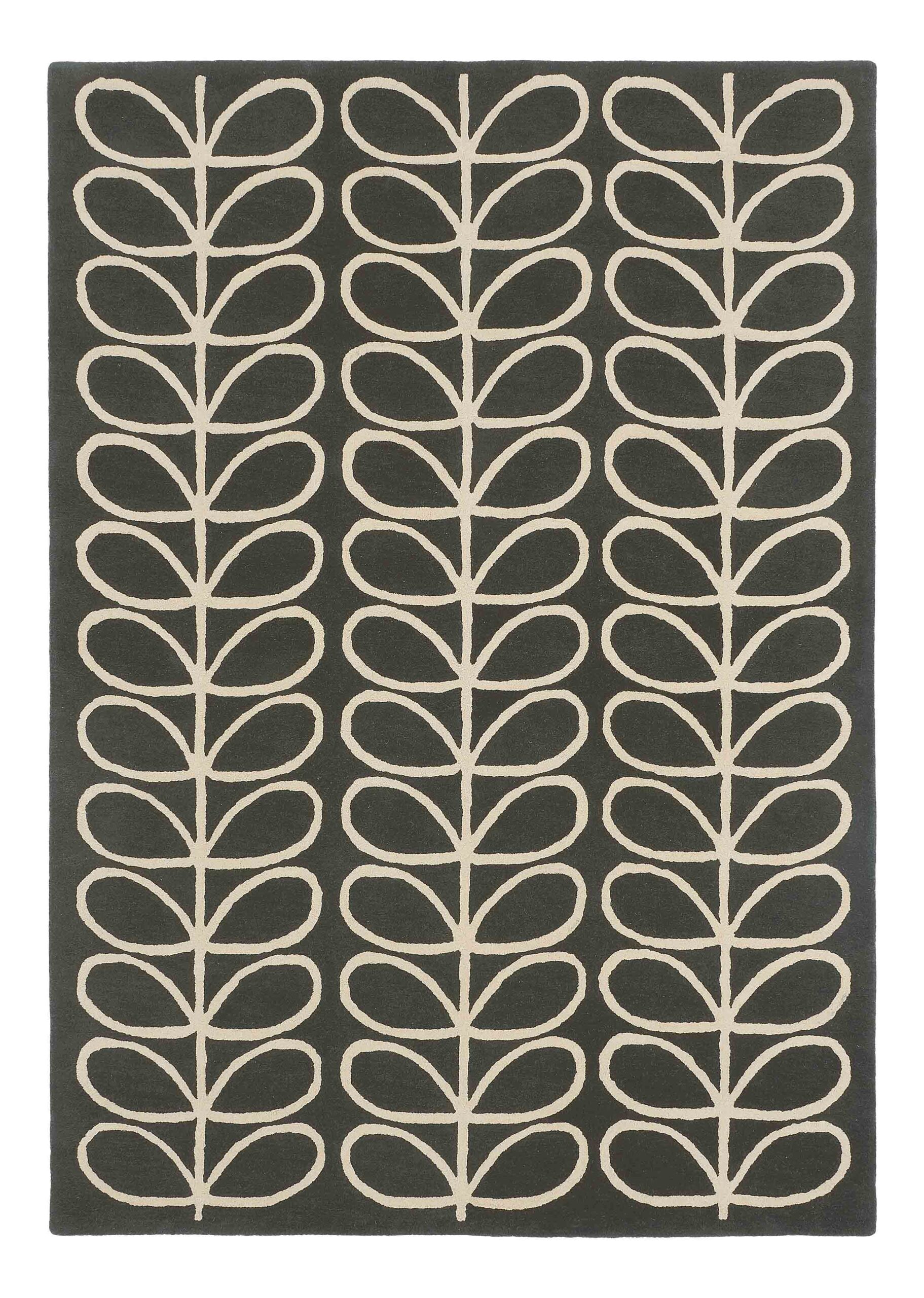 Orla Kiely - Lineair Stem Slate 60505 - 250x350 cm Vloerkleed
