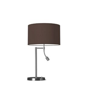 Home sweet home tafellamp read bling Ø 35 cm - bruin