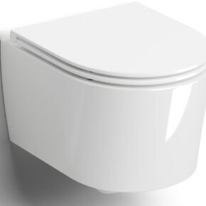 Clou InBe compact hangtoilet en quickrelease toiletbril met softclose Wit