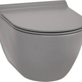 Ben Segno hangtoilet met toiletbril compact Xtra glaze+ Free flush beton grijs