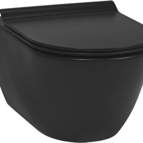 Ben Segno hangtoilet met toiletbril Xtra glaze+ Free flush mat zwart