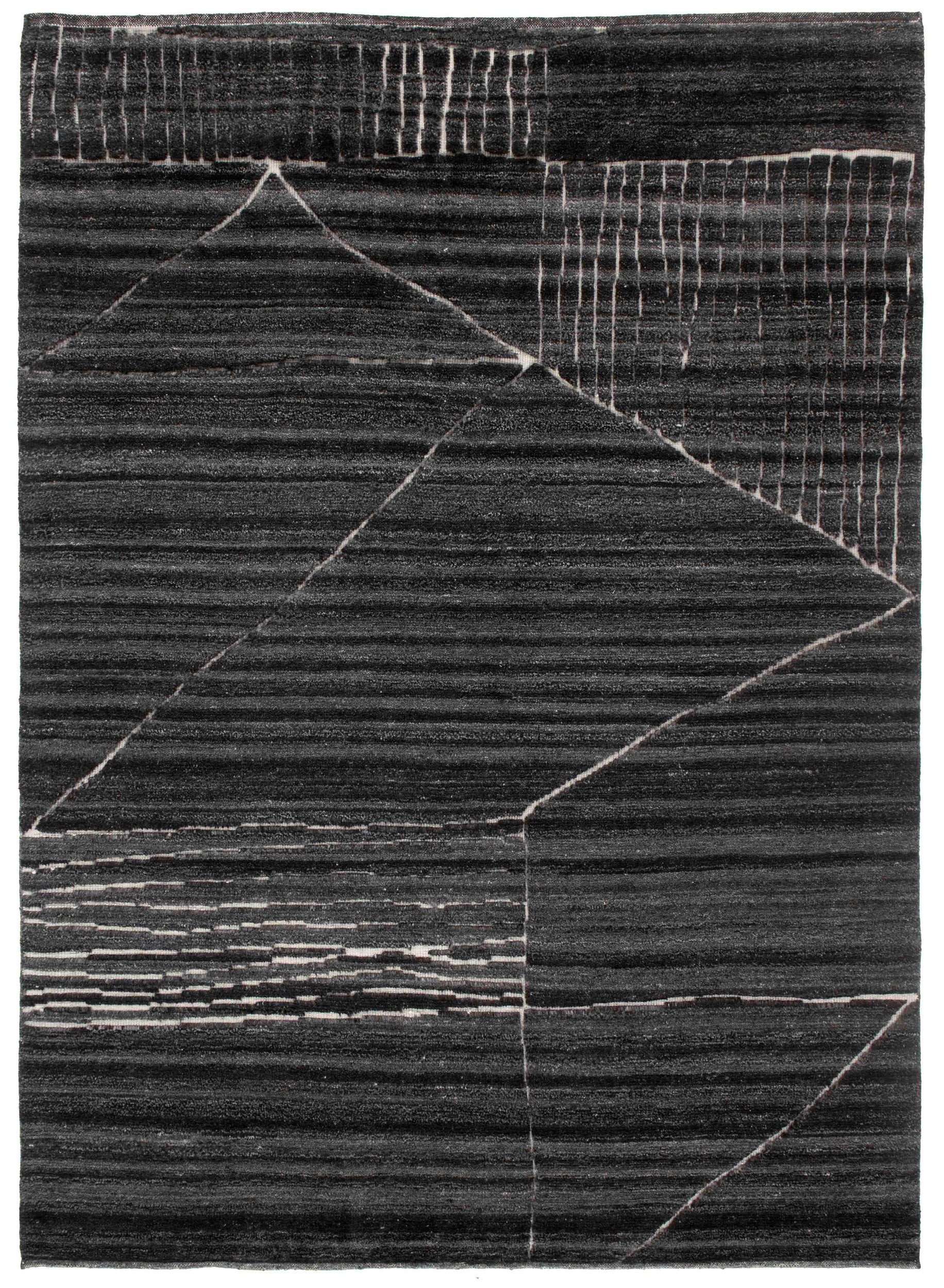 MOMO Rugs - Landscape Fields Charcoal 1031 - 250x350 cm Vloerkleed
