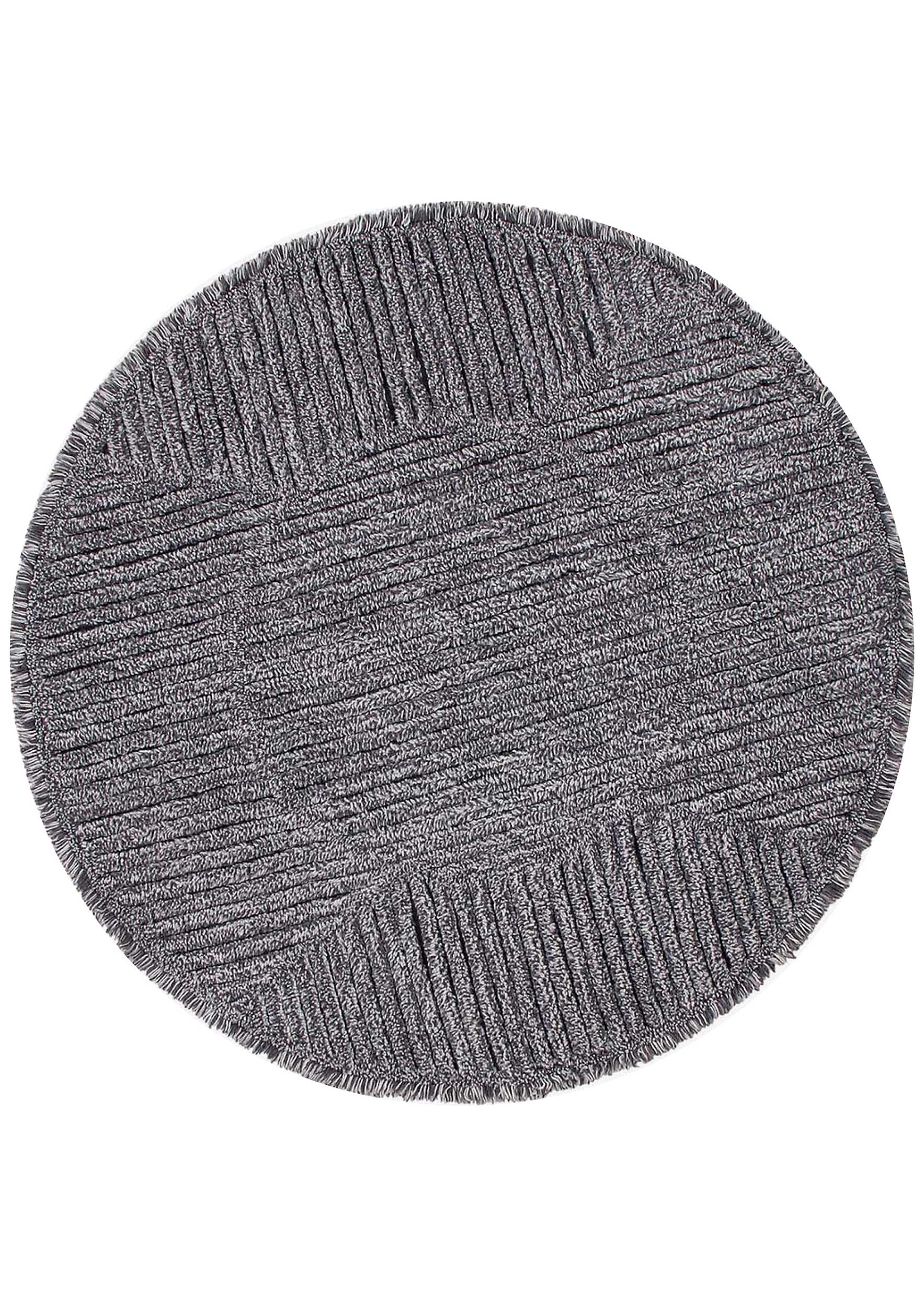 Woolable - Black Tea Lorena Canals - 160 rond Vloerkleed