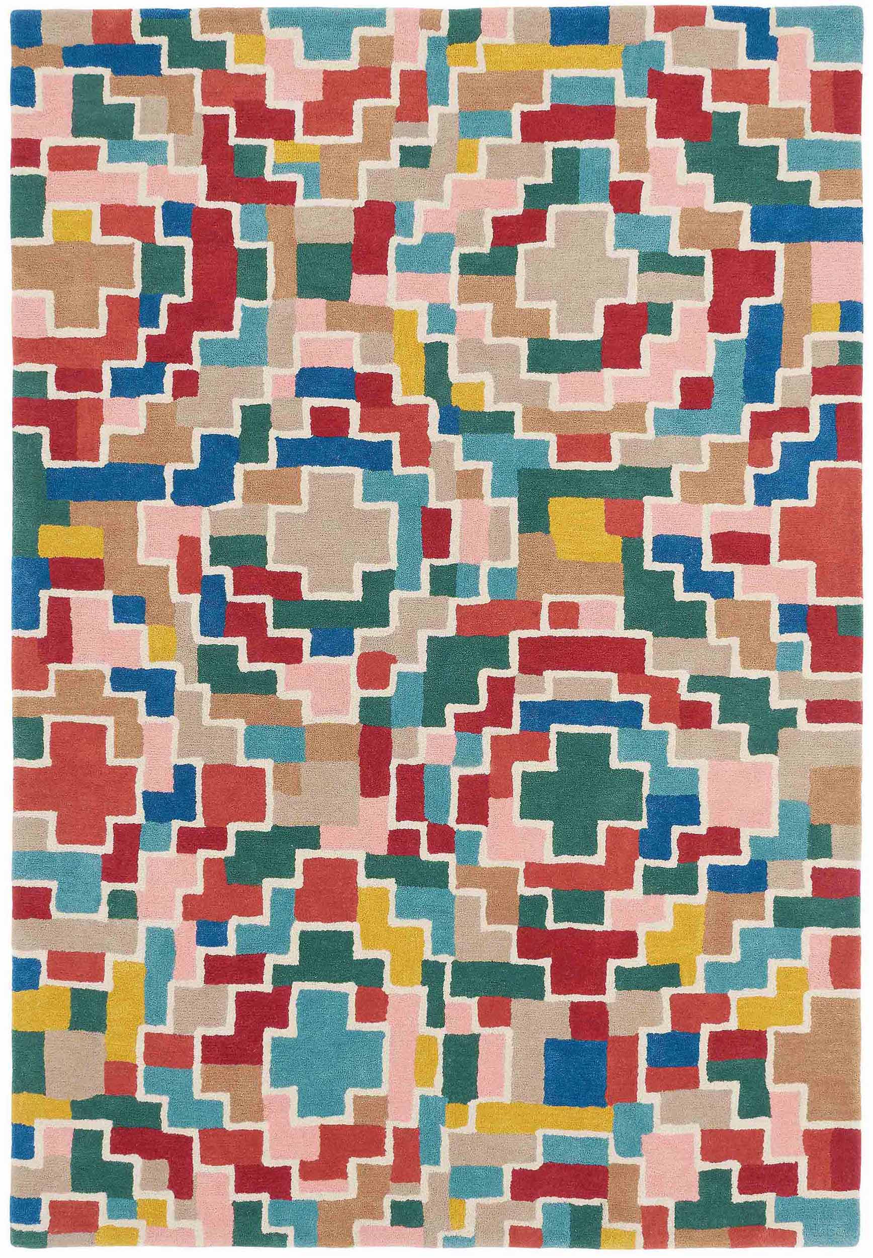 Brink en Campman - Estella Tetris 89605 - 250x350 cm Vloerkleed