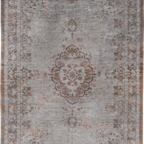 Louis de Poortere - 8257 Fading World Medallion Grey Ebony - 280x360 cm Vintage Vloerkleed