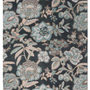Sanderson - Indra Charcoal 145804 - 250x350 cm Vloerkleed