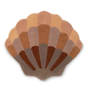 Brink en Campman - Decor Kids Shell Powder 141302 - 90x80 cm Vloerkleed
