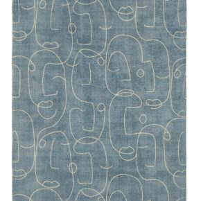 Scion - Epsilon Teal 23808 - 250x350 cm Vloerkleed