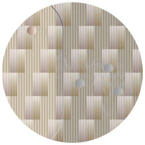 Moooi Carpets - Swell Citrine - 350 rond Vloerkleed