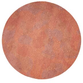 Louis de Poortere - Coral Meditation 9230 Volcano Rond - 240 rond Vloerkleed