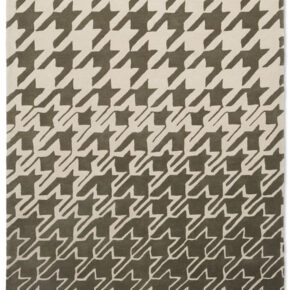 Ted Baker - Houndstooth Grey 162804 - 250x350 cm Vloerkleed