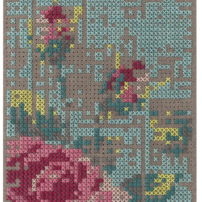 GAN - Canevas Flowers Colour - 200x300 cm Vloerkleed