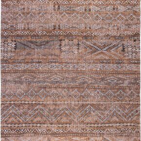 Louis de Poortere - 9112 Antiquarian Kelim Agdal Brown - 140x200 cm Vintage Vloerkleed