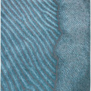 Louis de Poortere - 9132 Waves Shores Blue Nile - 200x280 cm Vloerkleed