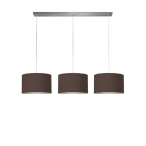 hanglamp beam 3 bling Ø 35 cm - bruin