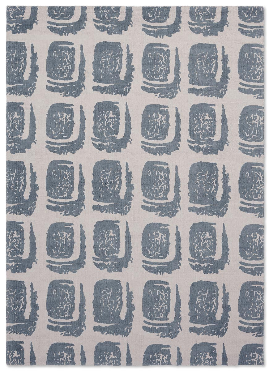 Ted Baker - Woodblock Grey 163001 - 250x350 cm Vloerkleed