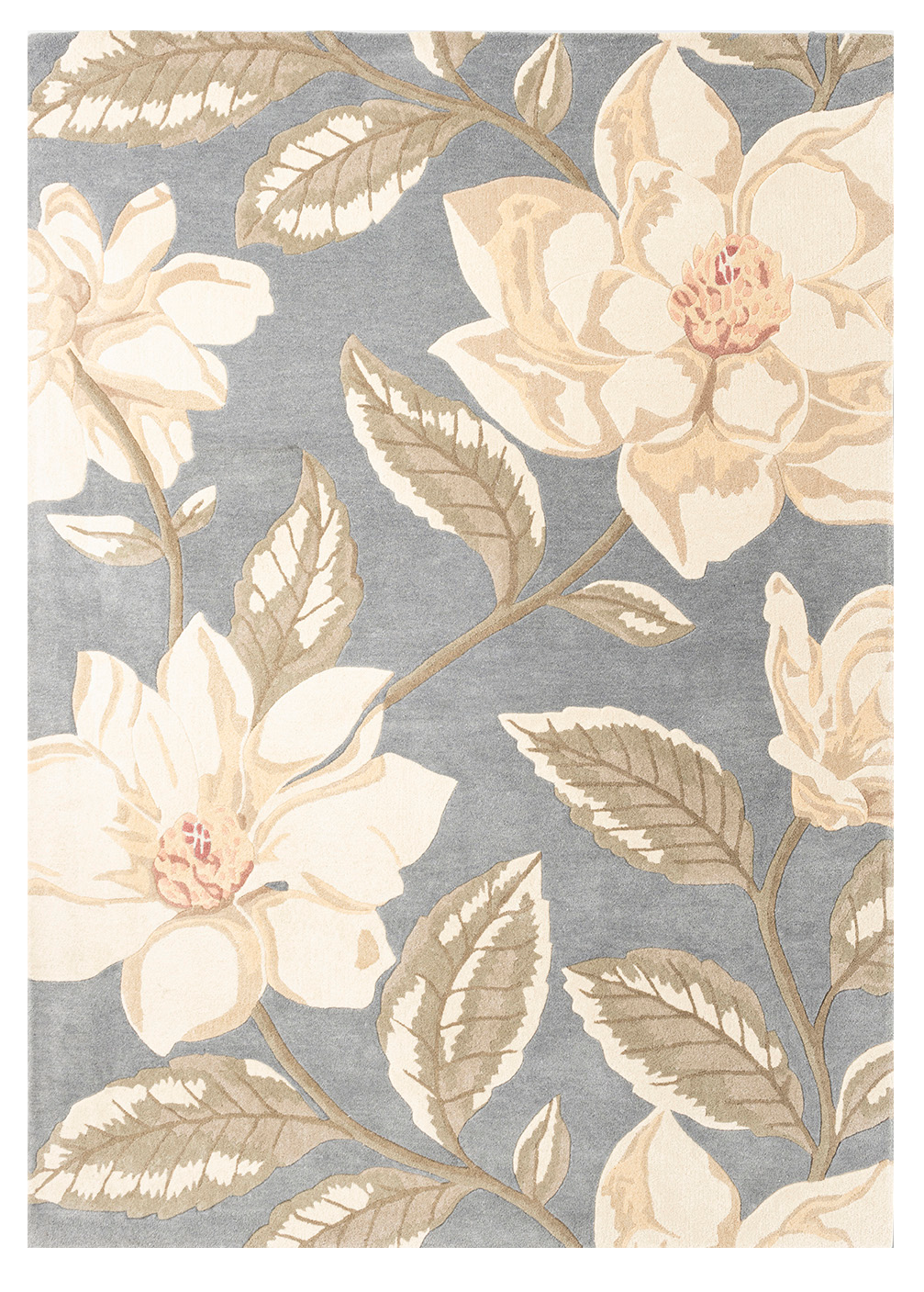 Sanderson - Grandiflora Grey 145604 - 250x350 cm Vloerkleed