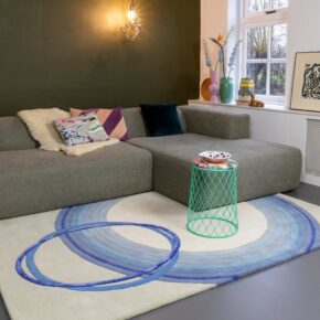 MOMO Rugs Designer Collection - MOMO Rugs Designer Marie-Gon Sphere Cobalt - 300x400 cm Vloerkleed