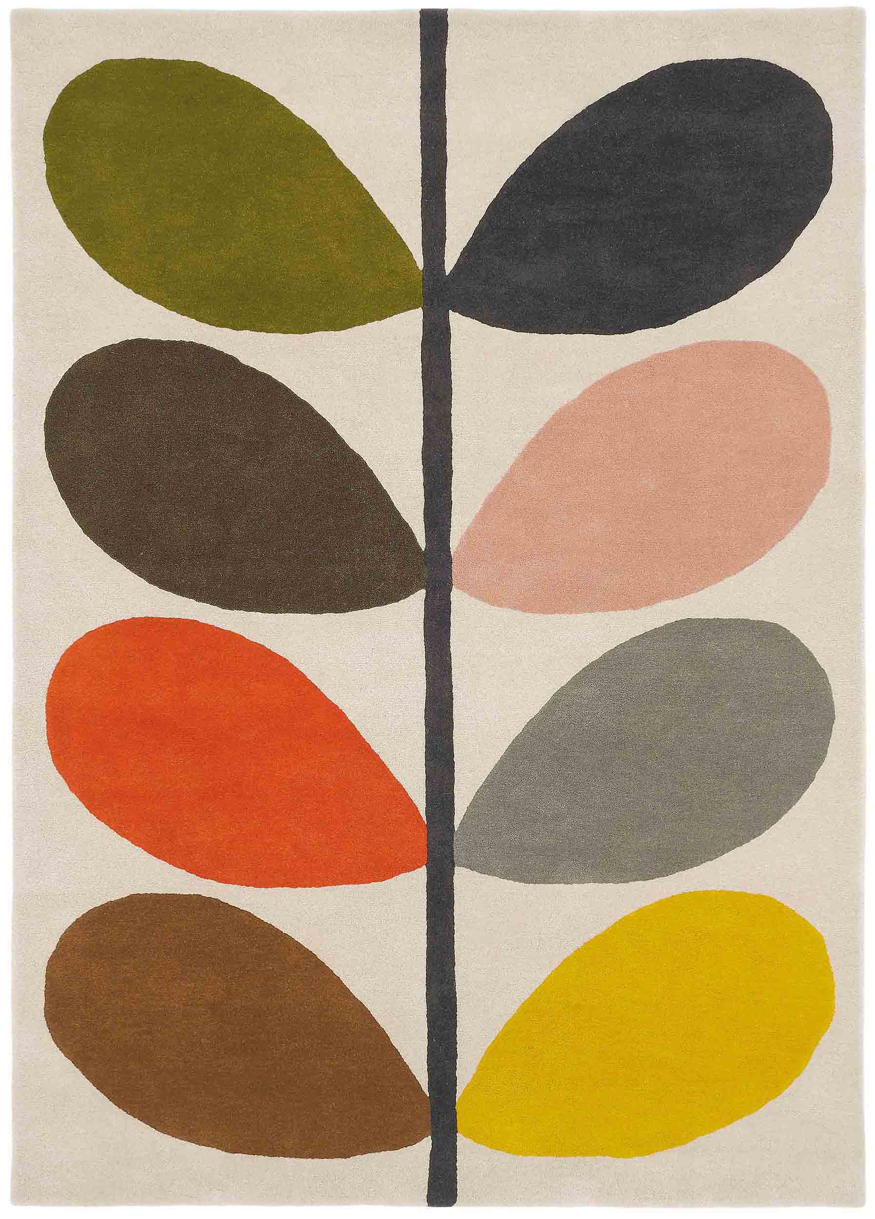 Orla Kiely - Giant Multi Stem 59205 - 250x350 cm Vloerkleed
