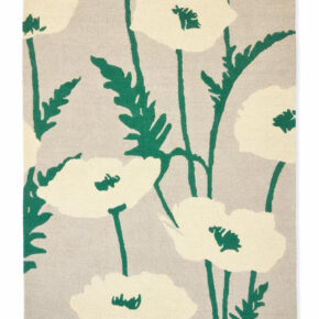 Scion - Poppy Pop Parchment Gecko 124807 - 250x350 cm Vloerkleed