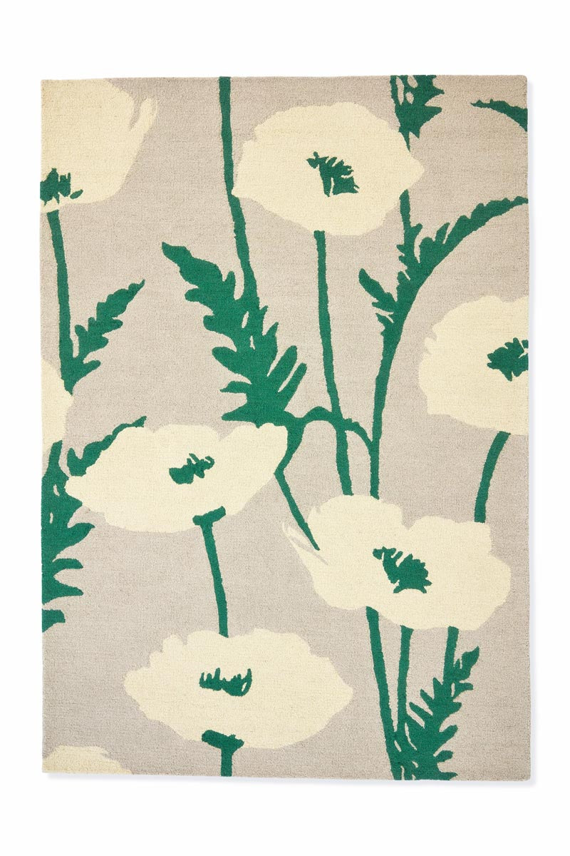 Scion - Poppy Pop Parchment Gecko 124807 - 250x350 cm Vloerkleed