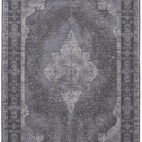 Brinker Carpets - Festival Lowla Dash Grey 1 - 200x290 cm Vintage Vloerkleed