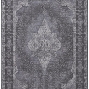 Brinker Carpets - Festival Lowla Dash Grey 1 - 200x290 cm Vintage Vloerkleed