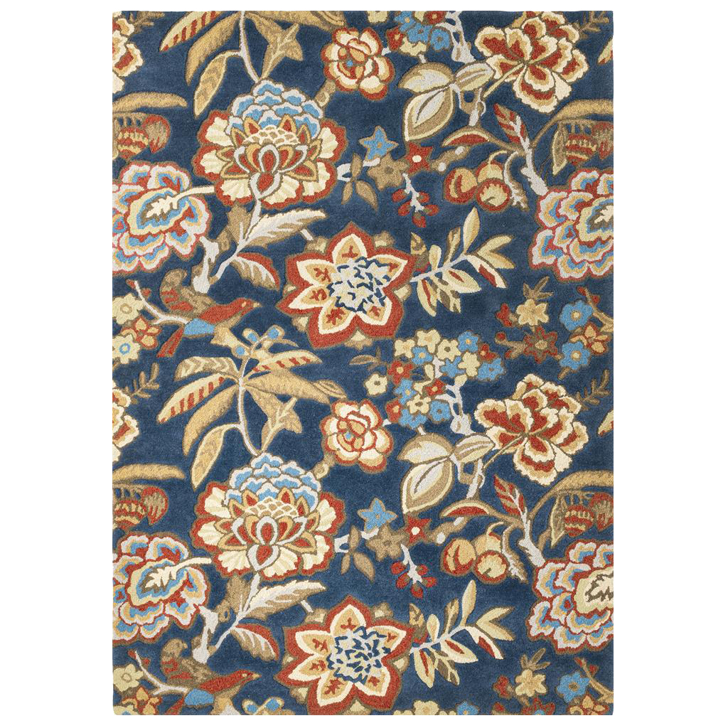 Sanderson - Indra Ink Ruby 145808 - 200x280 cm Vloerkleed