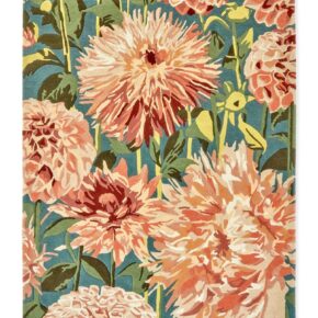Harlequin - Dahlia Coral Wilderness 142408 - 250x350 cm Vloerkleed