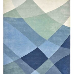Claire Gaudion - Rhythmic Tides Indigo - 200x300 cm Vloerkleed