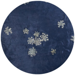 Essenza - Lauren Carpet Indigo blue - 180 rond Vloerkleed