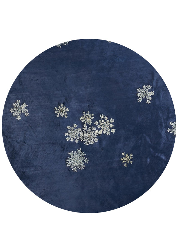 Essenza - Lauren Carpet Indigo blue - 180 rond Vloerkleed