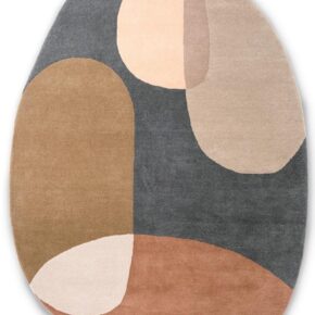 Brink en Campman - Miller Fall 095105 - 250x350 cm Rond Vloerkleed