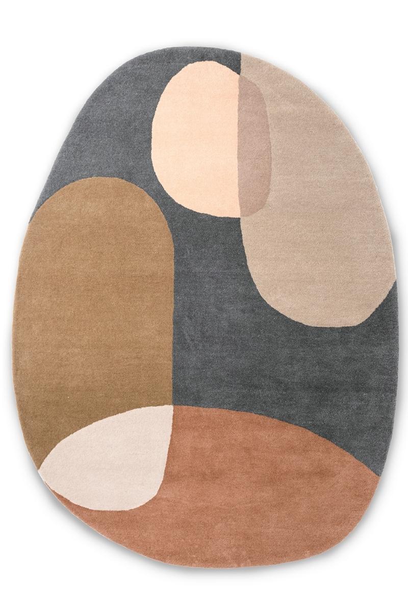 Brink en Campman - Miller Fall 095105 - 250x350 cm Rond Vloerkleed