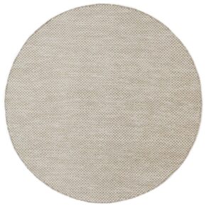 MOMO Rugs - Vaasa Camel White Rond - 200 rond Vloerkleed