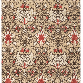 Morris & Co - Snakeshead Chocolat Spice 127200 - 250x350 cm Vloerkleed